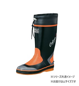 福山ゴム工業　長靴　 カルサーエース S-800 LLブラック AA97200