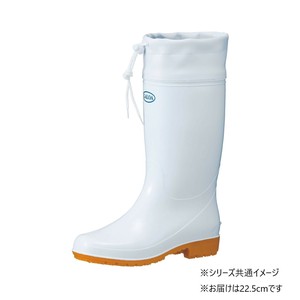 福山ゴム工業　長靴 ガロア 6　22.5cmホワイト BB15100