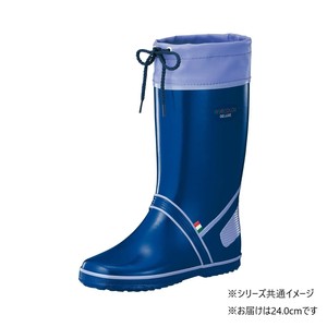 福山ゴム工業　長靴 ファインカラー DX-1　24.0cm ネイビー AA29200