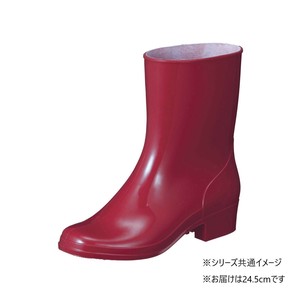 福山ゴム工業　長靴 マロンブーツ P-C　24.5cm ローズ BB30200