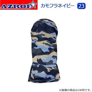 AZROF(アズロフ) スタイルヘッドカバー カモフラネイビー(23)　1W用・AZ-SHC01D
