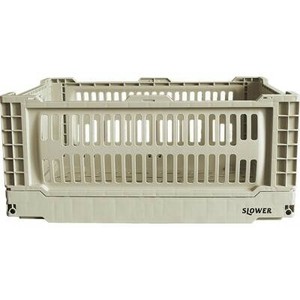 SLOWER(スロウワー) FOLDING CONTAINER BASK　折り畳み収納　L　SLW163　SAND