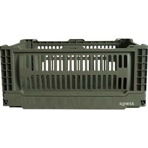 SLOWER(スロウワー) FOLDING CONTAINER BASK　折り畳み収納　L　SLW164　OLIVE