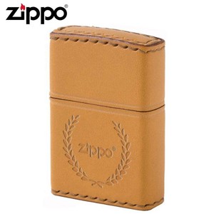 ZIPPO(ジッポー) オイルライター LB-7革巻き 月桂樹 キャメル