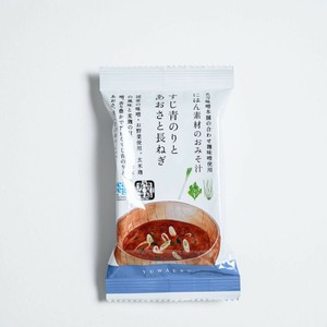 にほん素材のおみそ汁 すじ青のりとあおさと長ねぎ