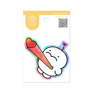 クリエイターズサーカス　ステッカー　ズキュンでちゅ