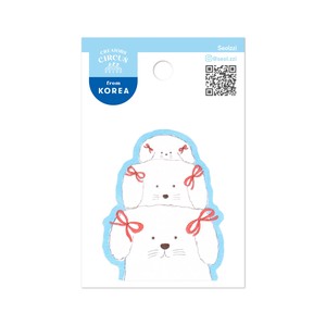 クリエイターズサーカス　ステッカー　Ribbon　puppies