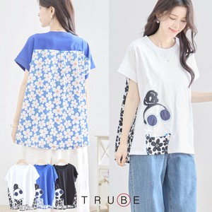 2025年新商品 T 恤/上衣 设计感上衣 花朵 L尺寸