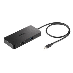 サンワサプライ USB Type-C ドッキングステーション USB-DKM5BK