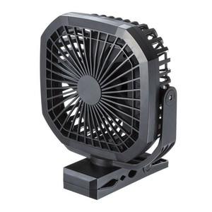 サンワサプライ　USB扇風機(バッテリー充電式)　2m　ブラック　FAN-USB1BK