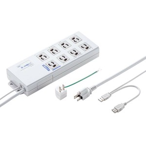 サンワサプライ USB連動タップ TAP-RE2UN