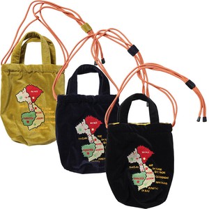 【予約販売】【2025秋冬新作】【HOUSTON】VELVETTEN EFFECT BAG（MAP）