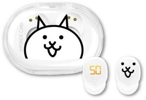 にゃんこ大戦争 完全ワイヤレスクリアステレオイヤホン ネコ PND-12A