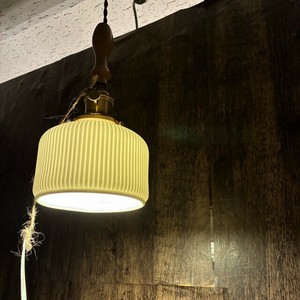 Pendant Light Ceramic Square Retro