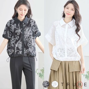 T-shirt Monotone Flower Drawstring [2025 NEW]