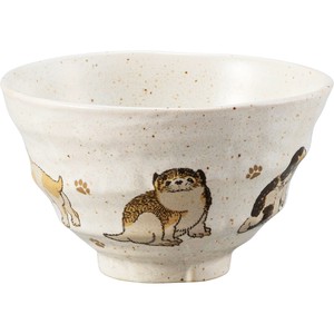 茶碗 葛飾北斎 あにまる北斎 お茶碗 犬 いぬ