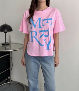 【2025春夏新作】メリービッグフォントTシャツ