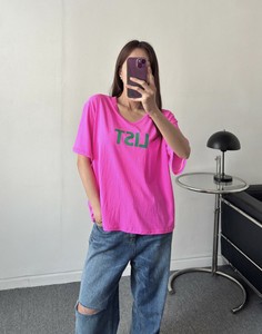 【2025春夏新作】LISTメッセージルーズTシャツ