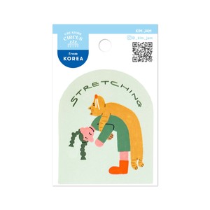 クリエイターズサーカス　ステッカー　STRETCHING