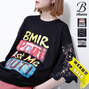 【SALE】袖レースTシャツ トップス カットソー 2025新作 BRILLANTE東京（197489他）