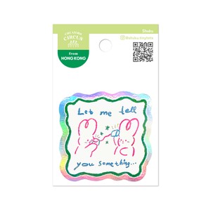 クリエイターズサーカス　ステッカー　Let　me　tell　you　something