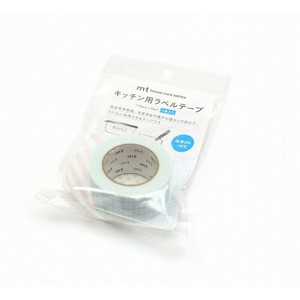 【カモ井加工紙】mtキッチン用ラベルテープ   方眼・ブルー    / マスキングテープ