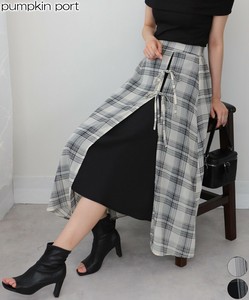 Skirt Long Skirt Check