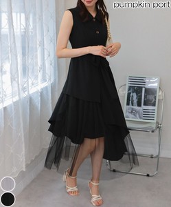 Casual Dress Asymmetrical Shirt Dress French Sleeve