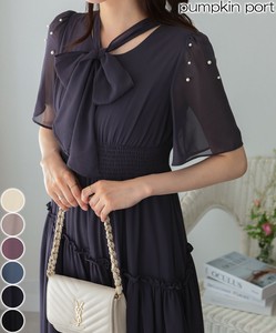 Casual Dress Long Dress Short Sleeve Tiered