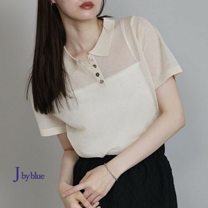 Sweater/Knitwear Knit Polo Shirt Sheer [2025 NEW]