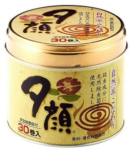 夕顔天然蚊とり線香缶入 T-8505