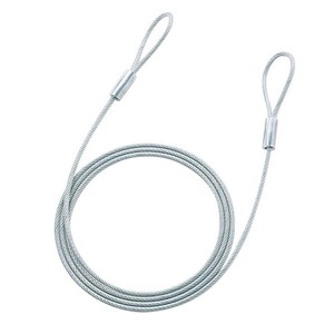 サンワサプライ eセキュリティ ワイヤー 長さ2.0m 直径4.6mm SLE-8W-2N