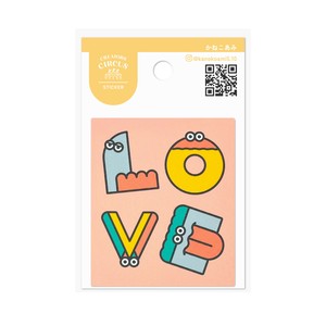クリエイターズサーカス　ステッカー　LOVE