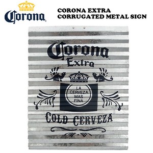 コルゲート メタルサイン CORONA EXTRA【コロナビール】