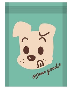 【先行受注】OSAMU GOODS  ストレージバッグ4P　FACE DOG GR