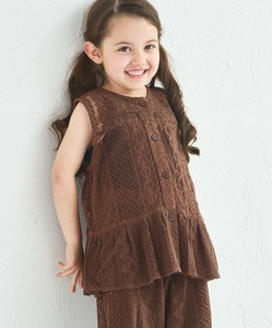 Kids' Vest/Gilet Cotton Peplum