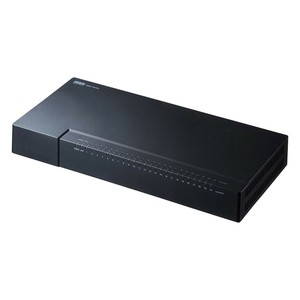 サンワサプライ ギガビット対応 スイッチングハブ 24ポート マグネット付き LAN-GIGAP2402BK