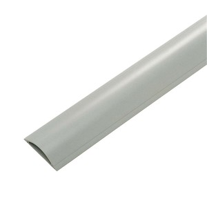 サンワサプライ ケーブルカバー 幅90mm×1m グレー CA-R90GY