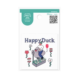 クリエイターズサーカス　ステッカー　happy　duck