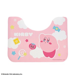 星のカービィ ふわふわお散歩トイレマット　インテリア