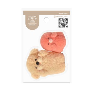 クリエイターズサーカス　ステッカー　たこちゃん＆いぬ