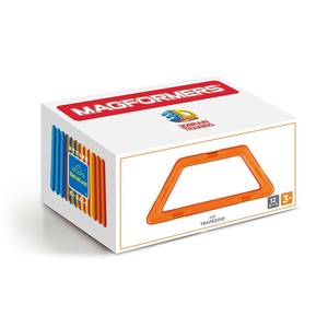 NEW【POS+/北欧】[ボーネルンド］マグ・フォーマー台形12ピース