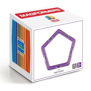 NEW【POS+/北欧】[ボーネルンド］マグ・フォーマー五角形12ピース