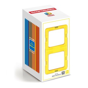 NEW【POS+/北欧】[ボーネルンド］マグ・フォーマー長方形12ピース