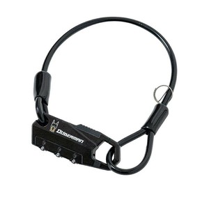 DOBERMAN DBL-015 ダイヤルワイヤーロック BK 60cm