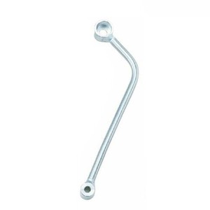 NANKAI MST 汎用マフラーステーφ12 FRタイプ オフセット30mm MST250FR シルバー