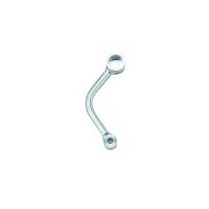 NANKAI MST 汎用マフラーステーφ12 RRタイプ オフセット30mm MST125RR シルバー