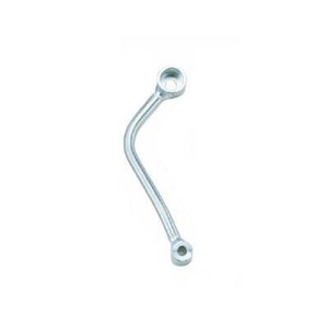 NANKAI MST 汎用マフラーステーφ12 RRタイプ オフセット30mm MST175RR シルバー