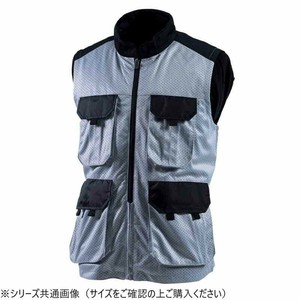 SDW-4146 スーパーライト メッシュベスト シルバー/ブラック XL SDW-4146-SVBK-XL