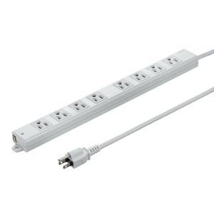 サンワサプライ 工事物件タップ 3P 8個口 1m TAP-KS8N-1